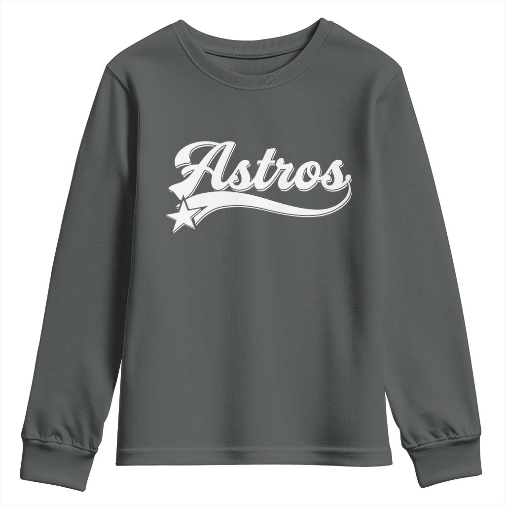 Vintage Astro Script Name Youth Sweatshirt Texas Vintage Sports Jersey Style 80s 90s
