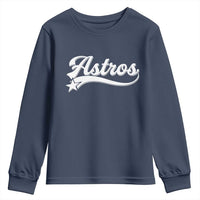 Vintage Astro Script Name Youth Sweatshirt Texas Vintage Sports Jersey Style 80s 90s