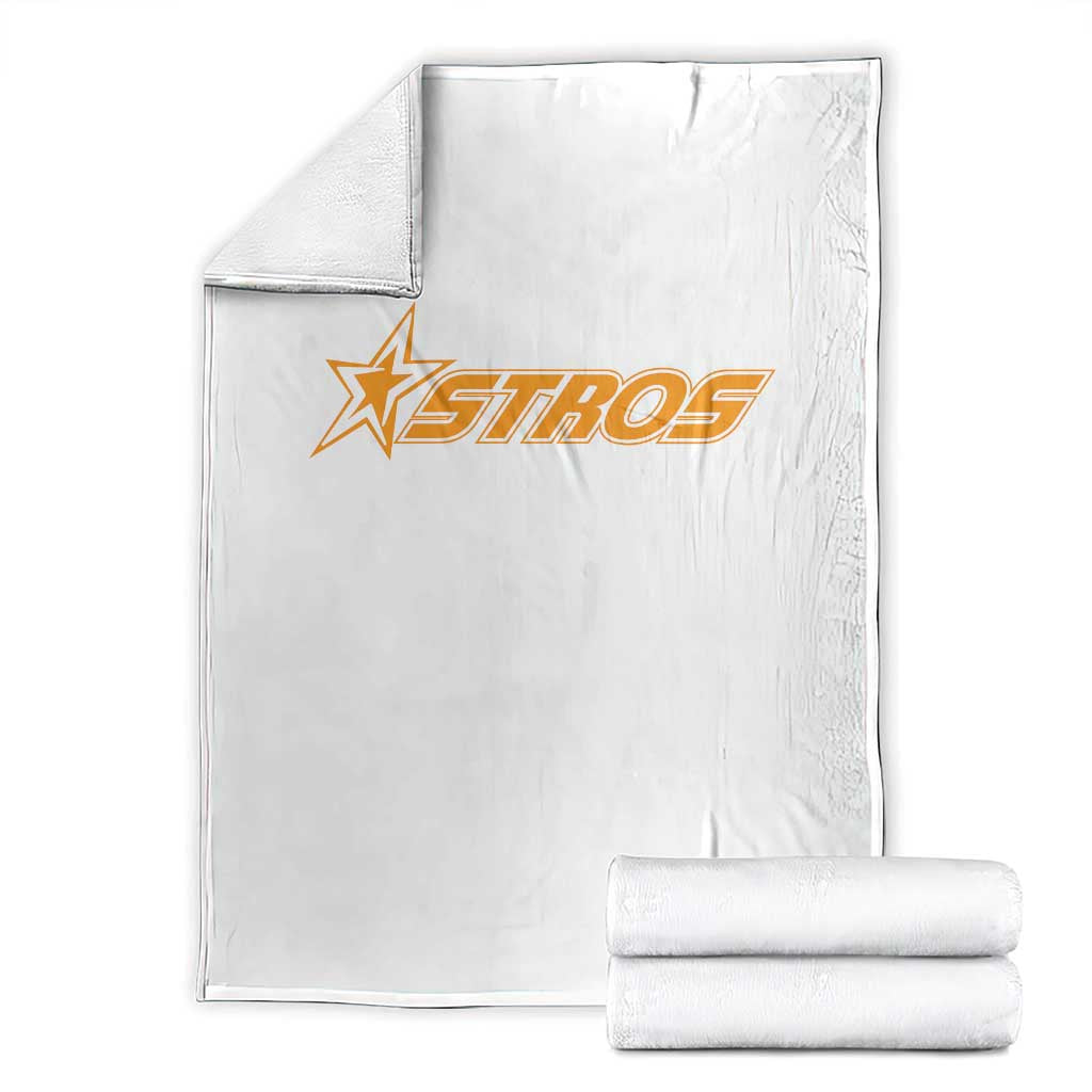 Vintage Astro Last Name Sports Style Throw Blanket Baseball Fan Graphic 80s 90s