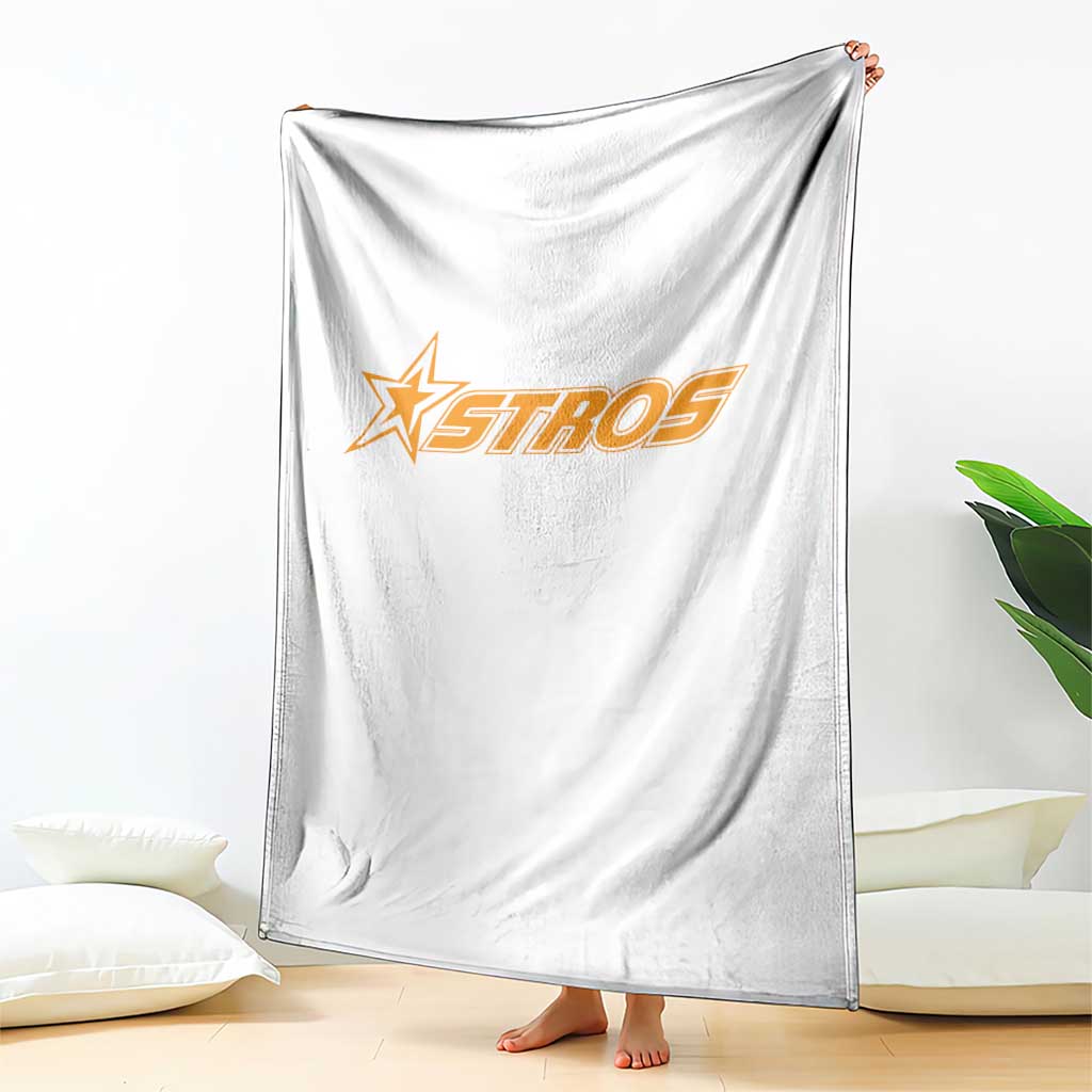 Vintage Astro Last Name Sports Style Throw Blanket Baseball Fan Graphic 80s 90s