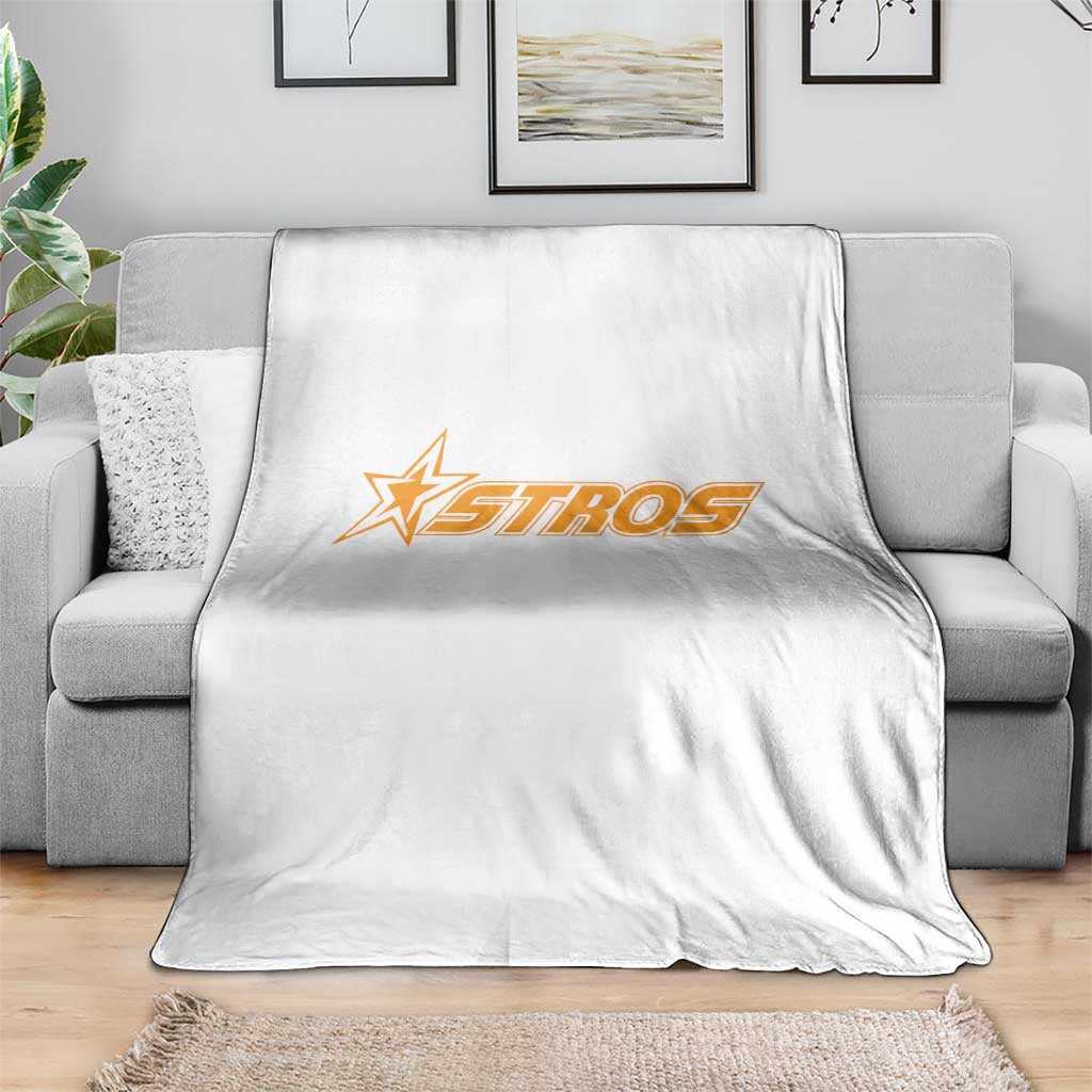Vintage Astro Last Name Sports Style Throw Blanket Baseball Fan Graphic 80s 90s