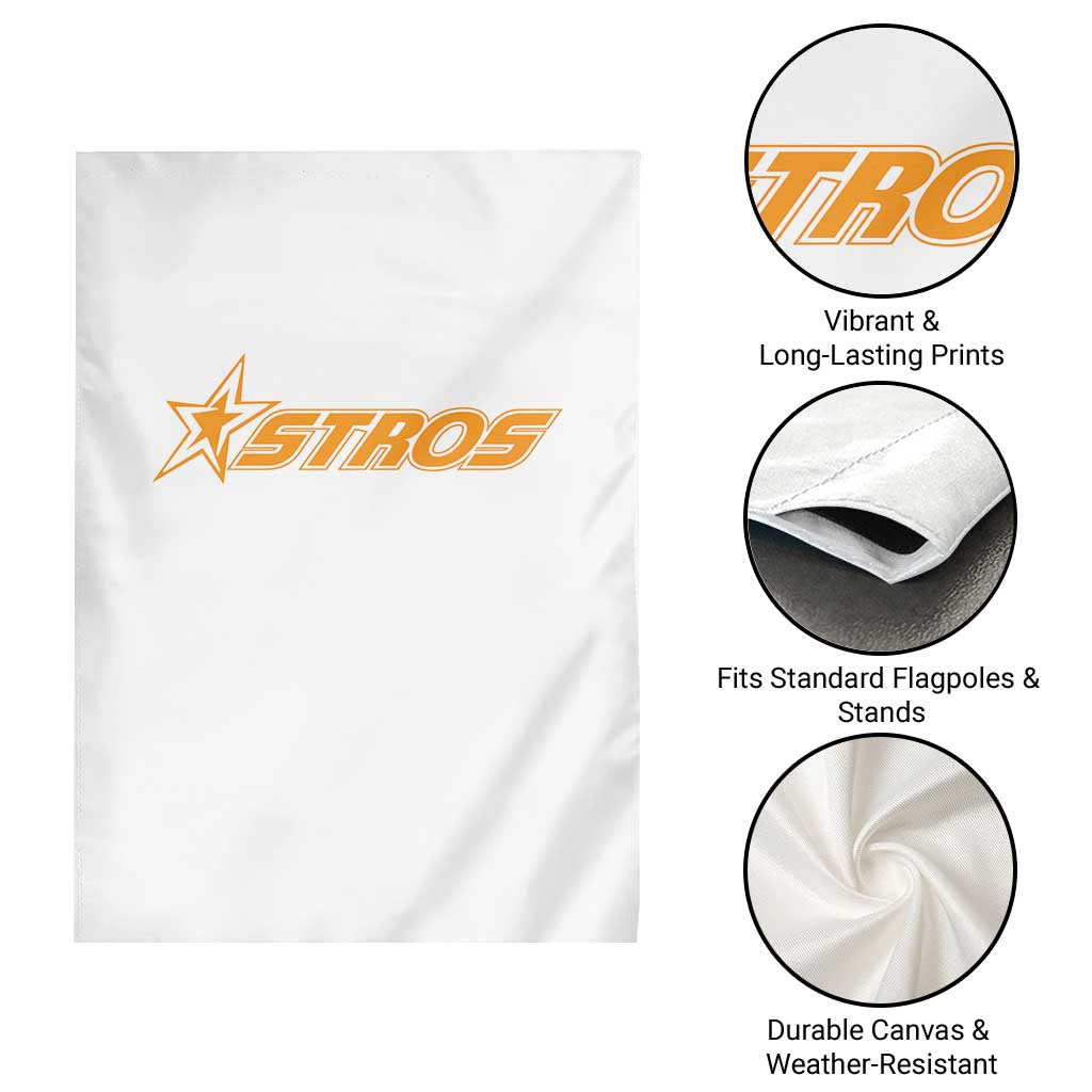 Vintage Astro Last Name Sports Style Garden Flag Baseball Fan Graphic 80s 90s