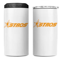 Vintage Astro Last Name Sports Style 4 in 1 Can Cooler Tumbler Baseball Fan Graphic 80s 90s