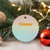 Vintage Astro Last Name Sports Style Ceramic Ornament Baseball Fan Graphic 80s 90s