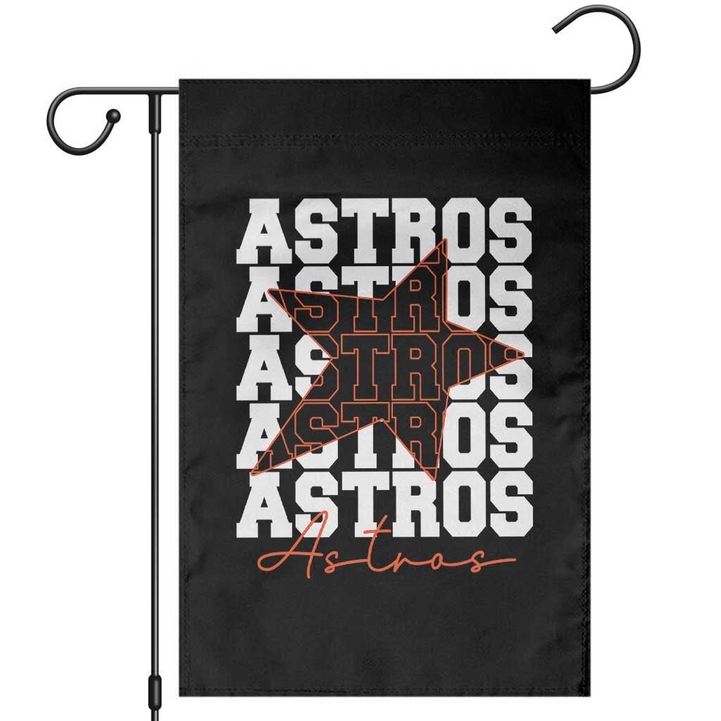 Vintage Astro Last Name Garden Flag Baseball Fan Graphic