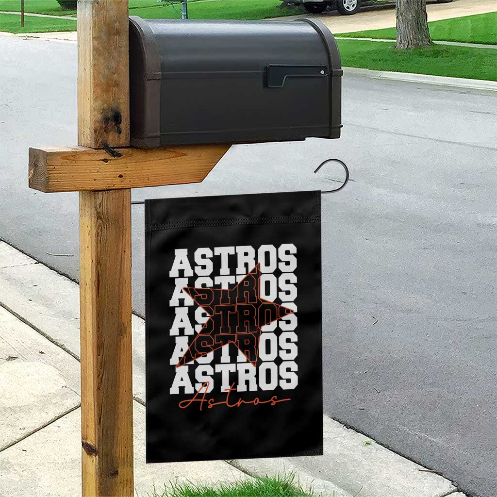 Vintage Astro Last Name Garden Flag Baseball Fan Graphic