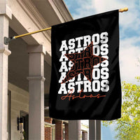 Vintage Astro Last Name Garden Flag Baseball Fan Graphic