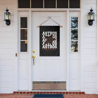 Vintage Astro Last Name Garden Flag Baseball Fan Graphic