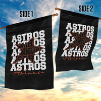 Vintage Astro Last Name Garden Flag Baseball Fan Graphic