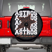 Vintage Astro Last Name Spare Tire Cover Baseball Fan Graphic