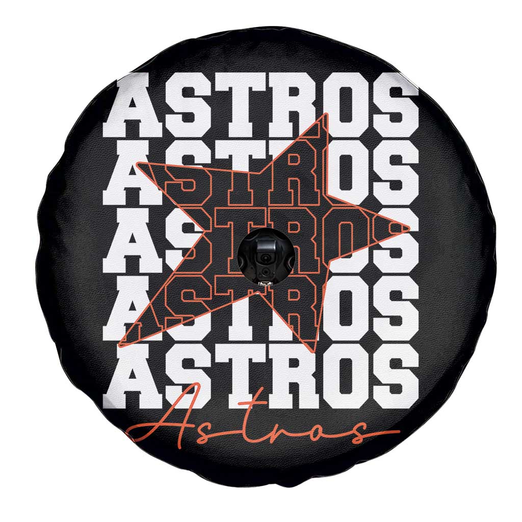 Vintage Astro Last Name Spare Tire Cover Baseball Fan Graphic