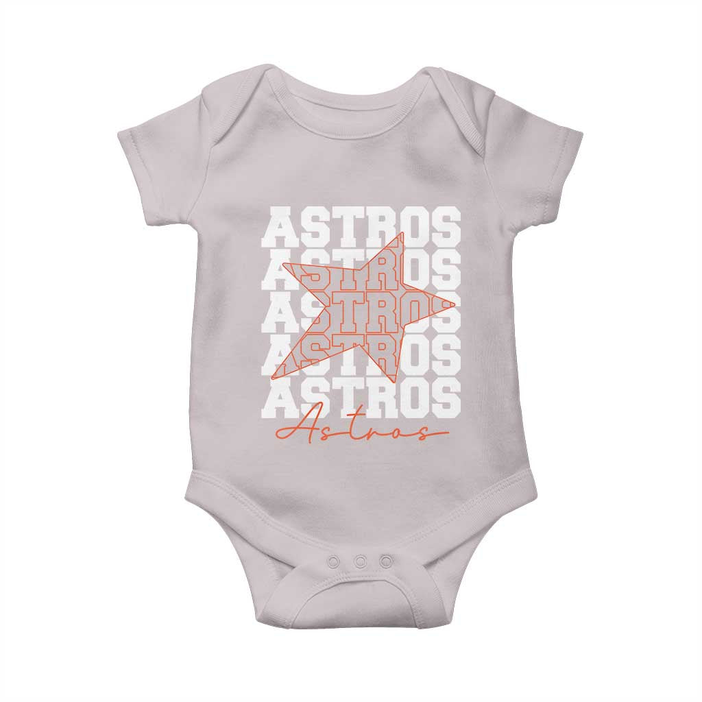 Vintage Astro Last Name Baby Onesie Baseball Fan Graphic