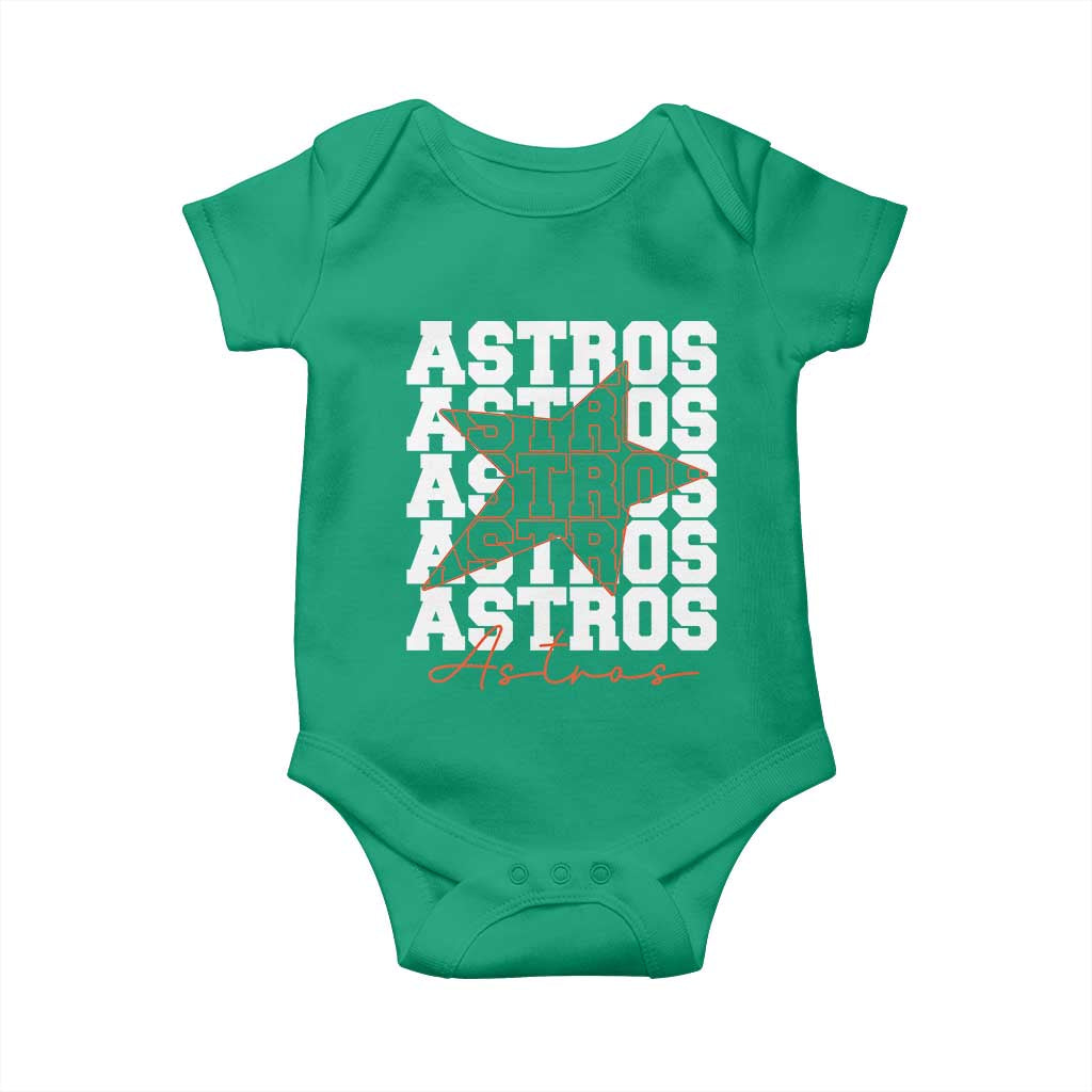 Vintage Astro Last Name Baby Onesie Baseball Fan Graphic