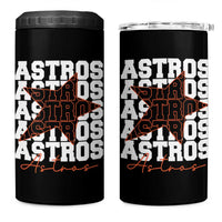 Vintage Astro Last Name 4 in 1 Can Cooler Tumbler Baseball Fan Graphic