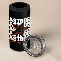 Vintage Astro Last Name 4 in 1 Can Cooler Tumbler Baseball Fan Graphic