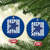 Vintage Astro Last Name Ceramic Ornament Baseball Fan Graphic
