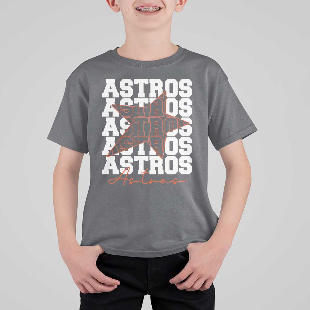 Vintage Astro Last Name T Shirt For Kid Baseball Fan Graphic