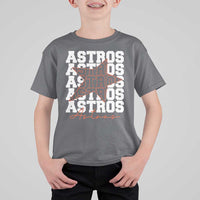 Vintage Astro Last Name T Shirt For Kid Baseball Fan Graphic
