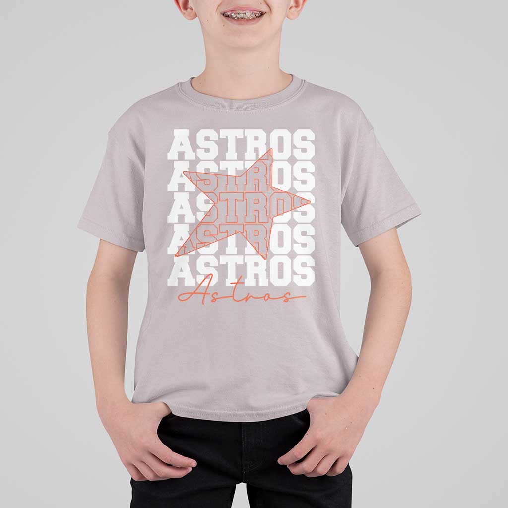 Vintage Astro Last Name T Shirt For Kid Baseball Fan Graphic