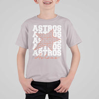 Vintage Astro Last Name T Shirt For Kid Baseball Fan Graphic