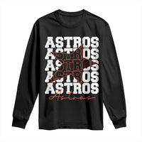Vintage Astro Last Name Long Sleeve Shirt Baseball Fan Graphic