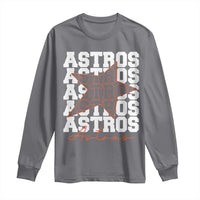 Vintage Astro Last Name Long Sleeve Shirt Baseball Fan Graphic
