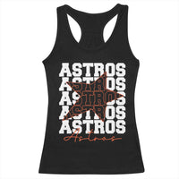 Vintage Astro Last Name Racerback Tank Top Baseball Fan Graphic
