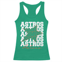 Vintage Astro Last Name Racerback Tank Top Baseball Fan Graphic