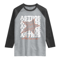 Vintage Astro Last Name Raglan Shirt Baseball Fan Graphic