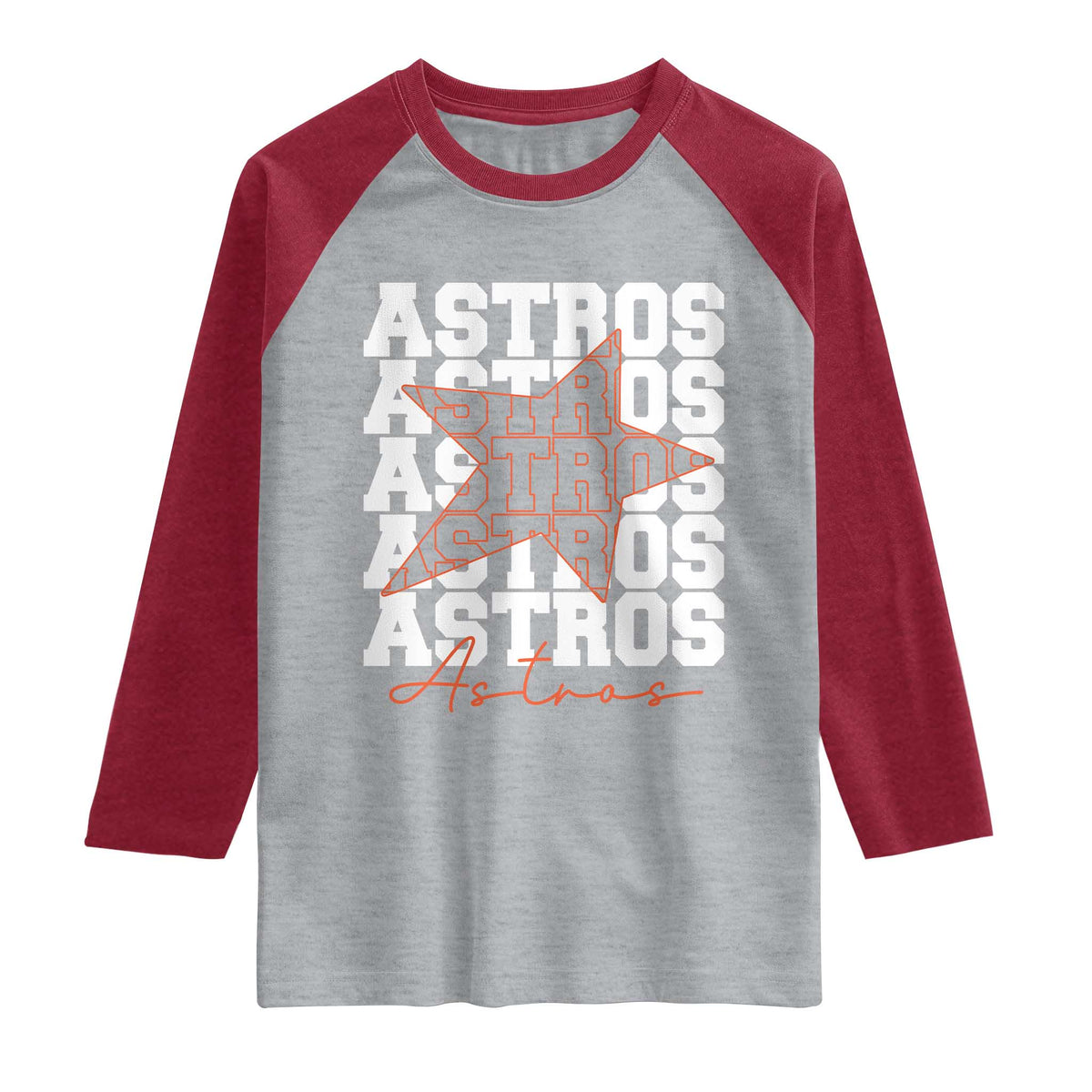 Vintage Astro Last Name Raglan Shirt Baseball Fan Graphic