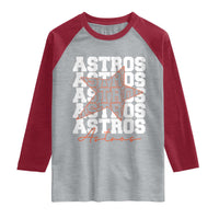 Vintage Astro Last Name Raglan Shirt Baseball Fan Graphic