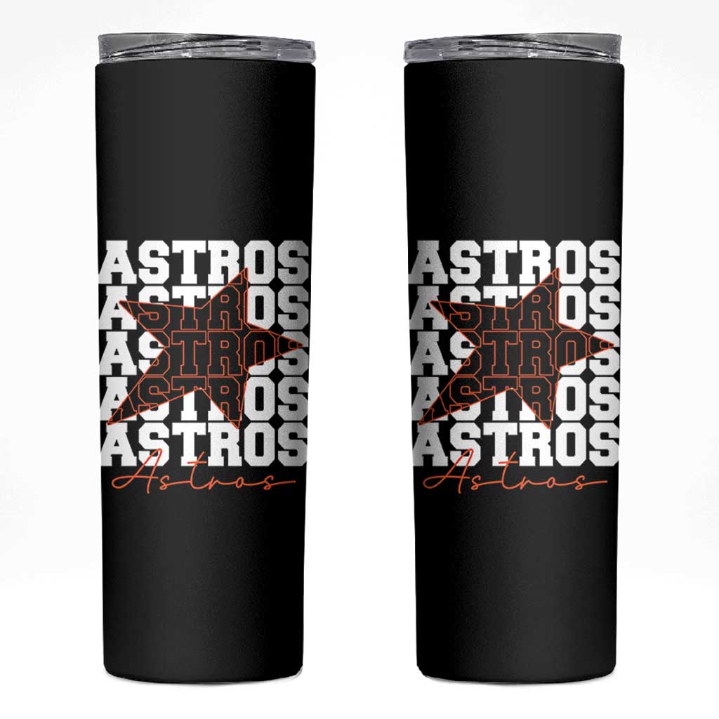 Vintage Astro Last Name Skinny Tumbler Baseball Fan Graphic
