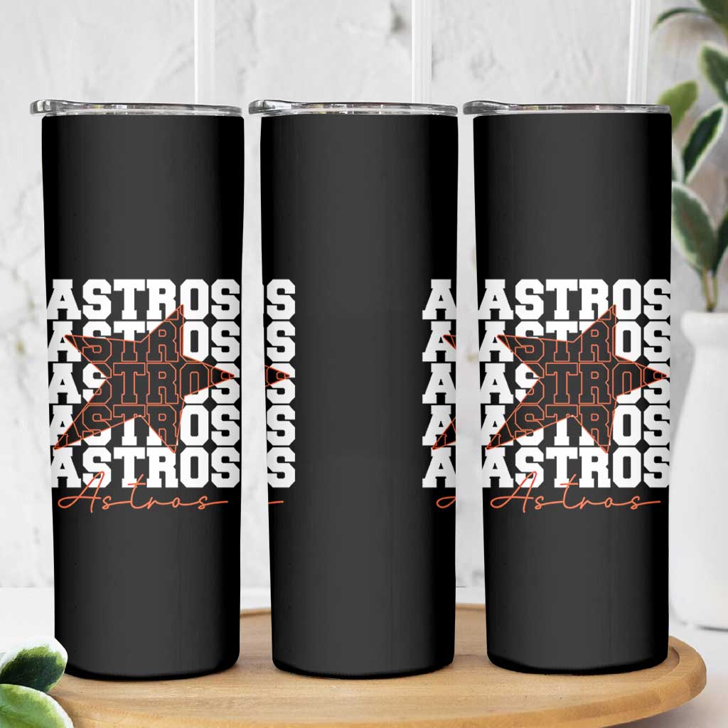 Vintage Astro Last Name Skinny Tumbler Baseball Fan Graphic