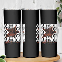 Vintage Astro Last Name Skinny Tumbler Baseball Fan Graphic