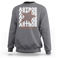 Vintage Astro Last Name Sweatshirt Baseball Fan Graphic