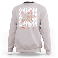 Vintage Astro Last Name Sweatshirt Baseball Fan Graphic