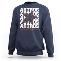 Vintage Astro Last Name Sweatshirt Baseball Fan Graphic