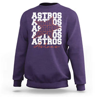 Vintage Astro Last Name Sweatshirt Baseball Fan Graphic