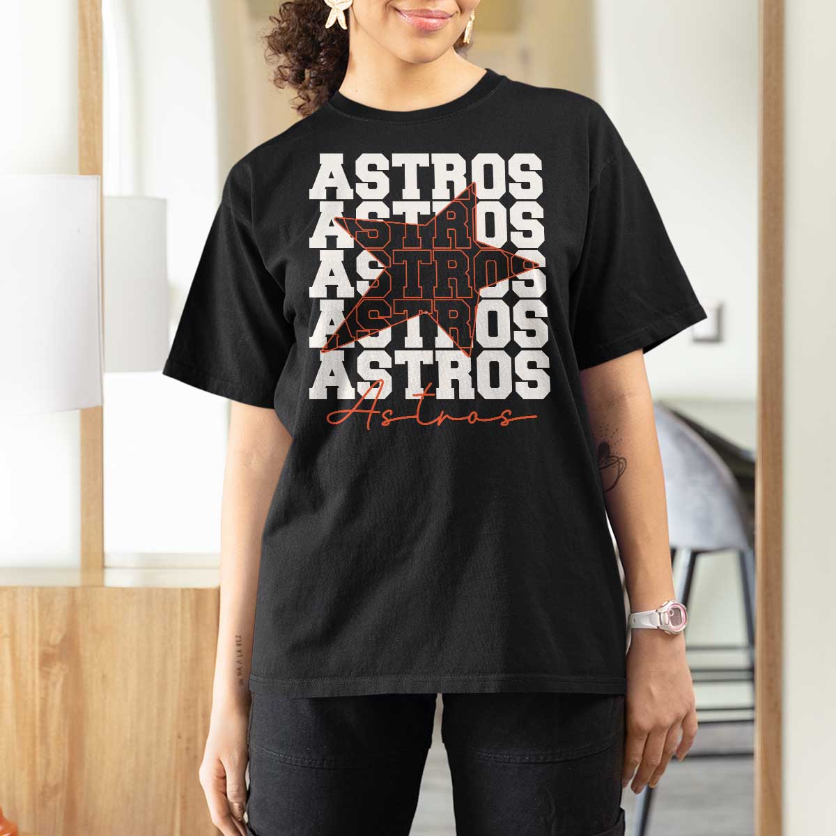 Vintage Astro Last Name T Shirt For Women Baseball Fan Graphic