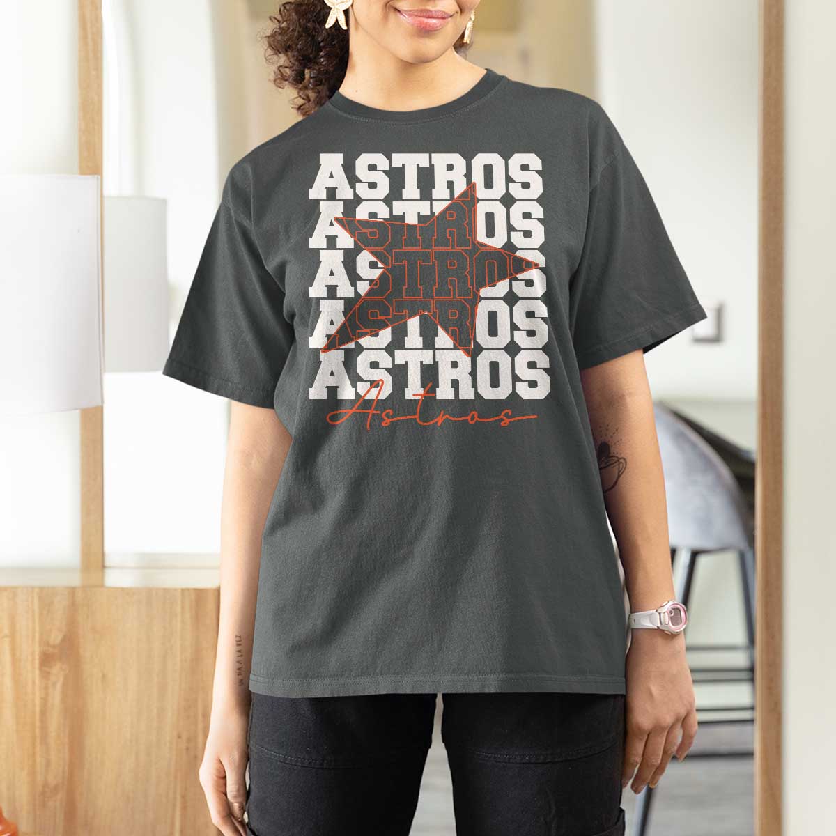 Vintage Astro Last Name T Shirt For Women Baseball Fan Graphic