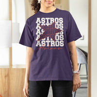 Vintage Astro Last Name T Shirt For Women Baseball Fan Graphic