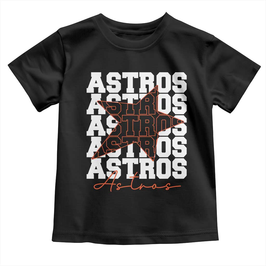 Vintage Astro Last Name Toddler T Shirt Baseball Fan Graphic