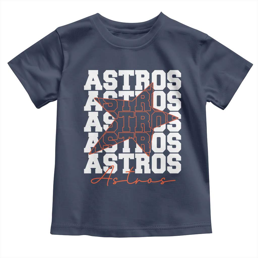 Vintage Astro Last Name Toddler T Shirt Baseball Fan Graphic