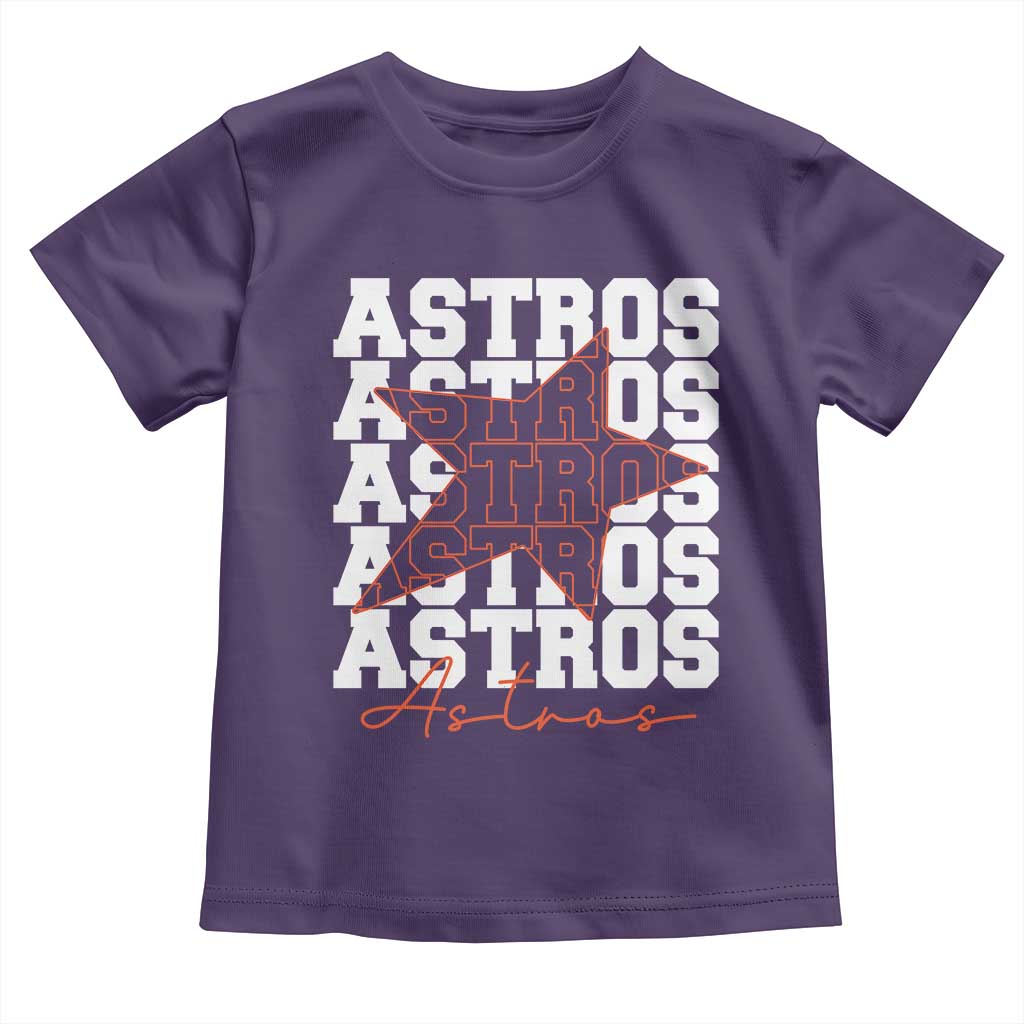 Vintage Astro Last Name Toddler T Shirt Baseball Fan Graphic