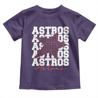 Vintage Astro Last Name Toddler T Shirt Baseball Fan Graphic