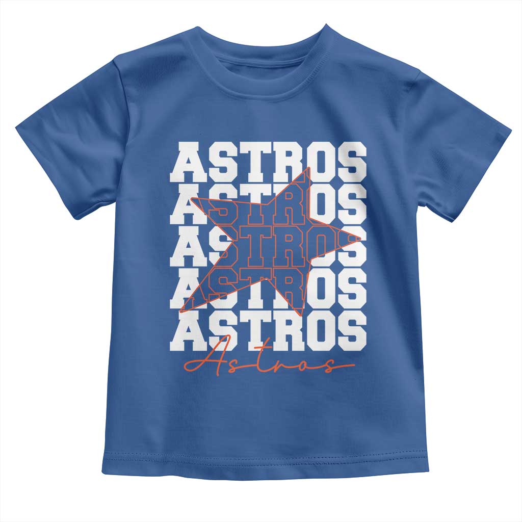 Vintage Astro Last Name Toddler T Shirt Baseball Fan Graphic