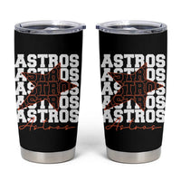 Vintage Astro Last Name Tumbler Cup Baseball Fan Graphic