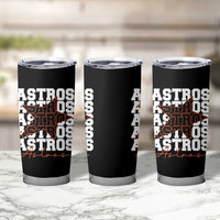 Vintage Astro Last Name Tumbler Cup Baseball Fan Graphic