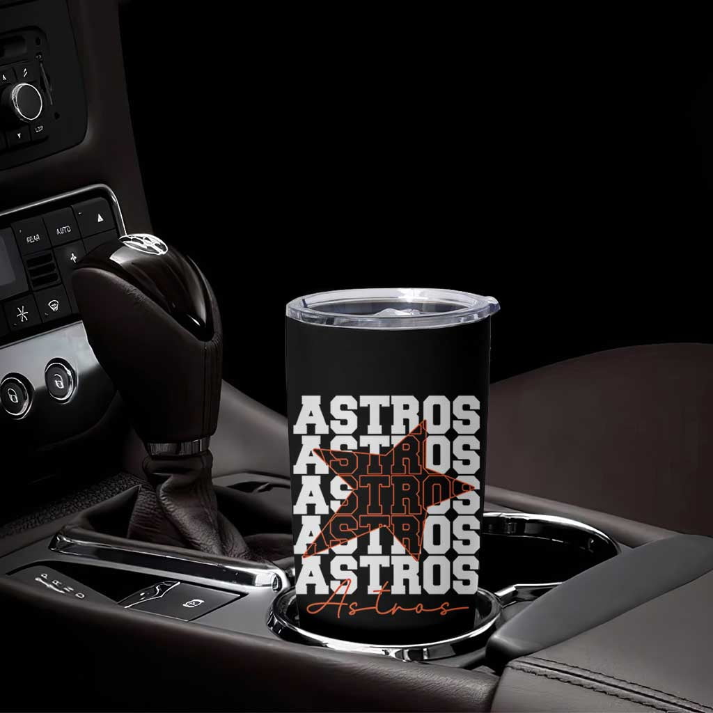 Vintage Astro Last Name Tumbler Cup Baseball Fan Graphic