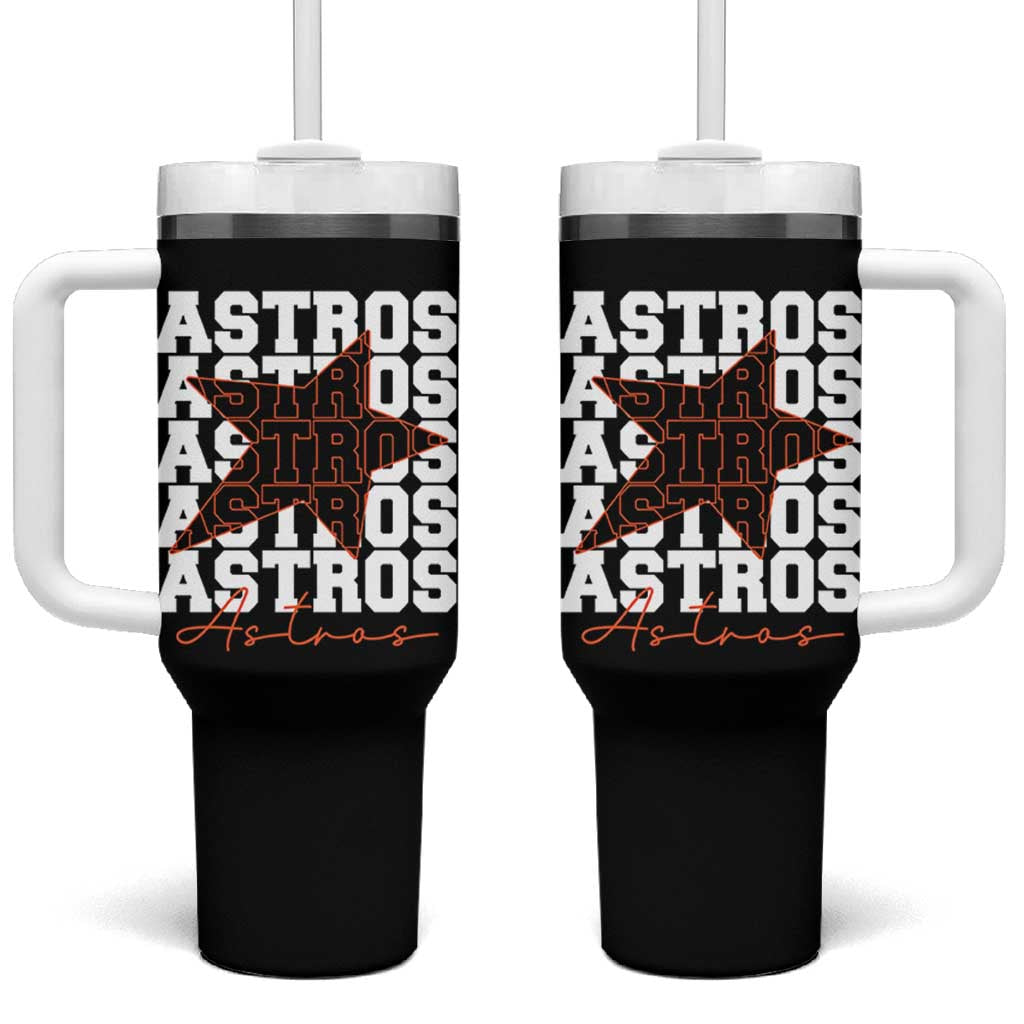 Vintage Astro Last Name Tumbler With Handle Baseball Fan Graphic